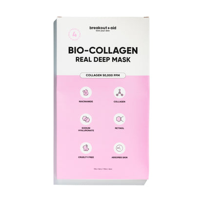 Bio-Collagen Real Deep Mask (Collagen 50,000 PPM) - 4 pcs set