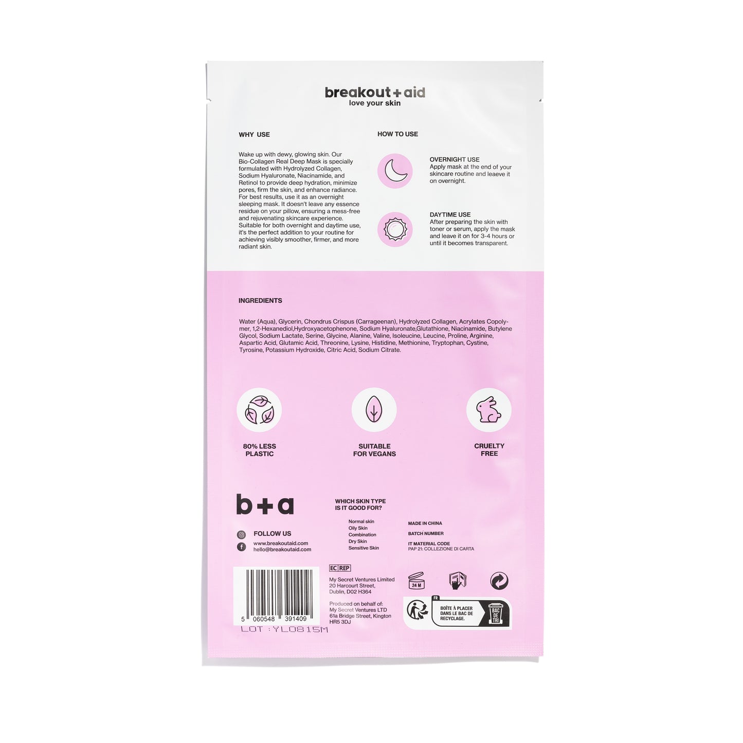 Bio-Collagen Real Deep Mask (Collagen 50,000 PPM) - 4 pcs set