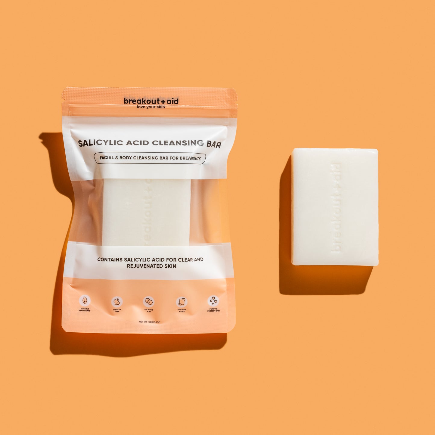 Salicylic cleansing bar